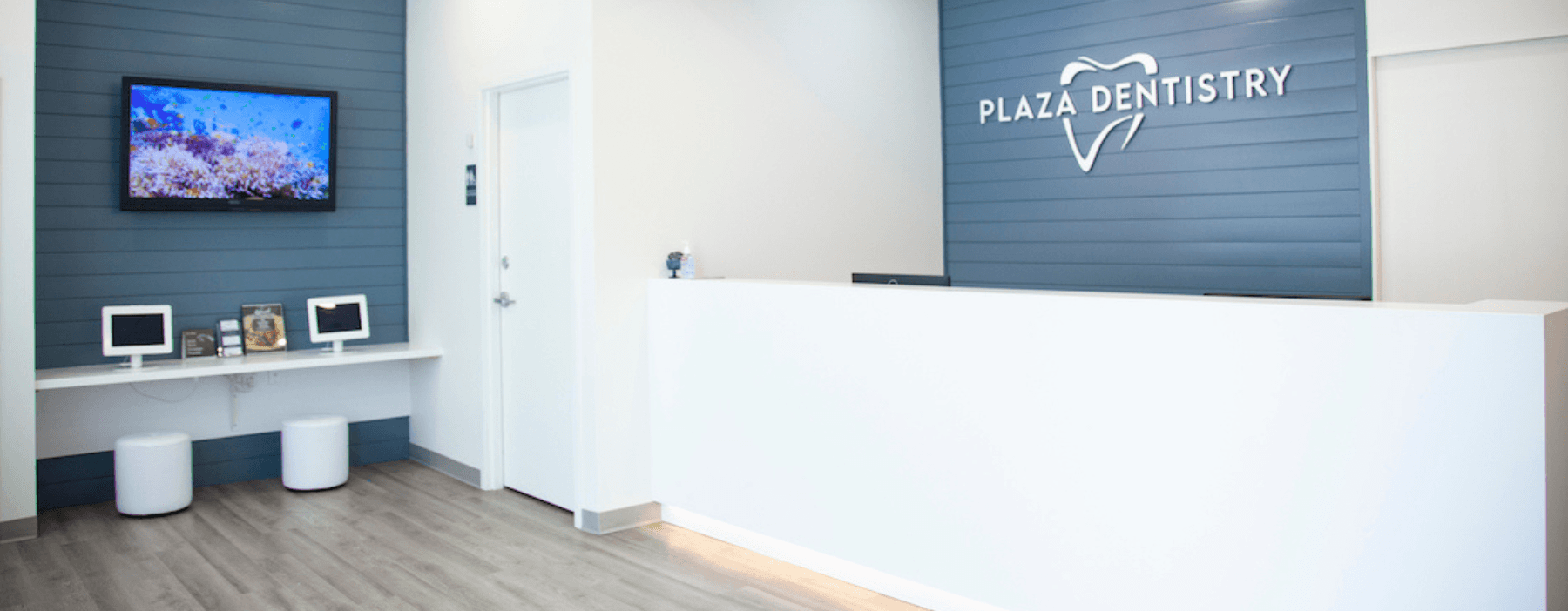 front office interior of plaza dentistry | emergency dentist teaneck nj