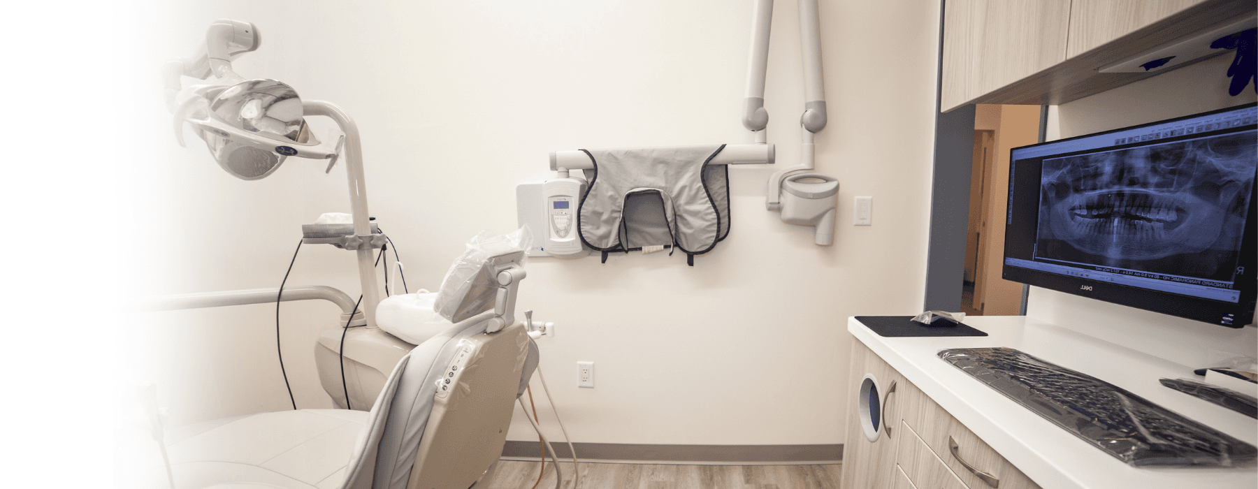 interior of dental exam room chair | root canal treatment teaneck nj